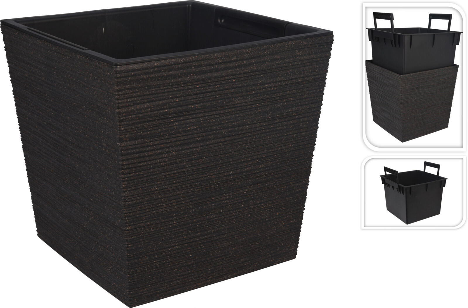 XXXL KVETINÁČ textil, 23.5/24/24 cm