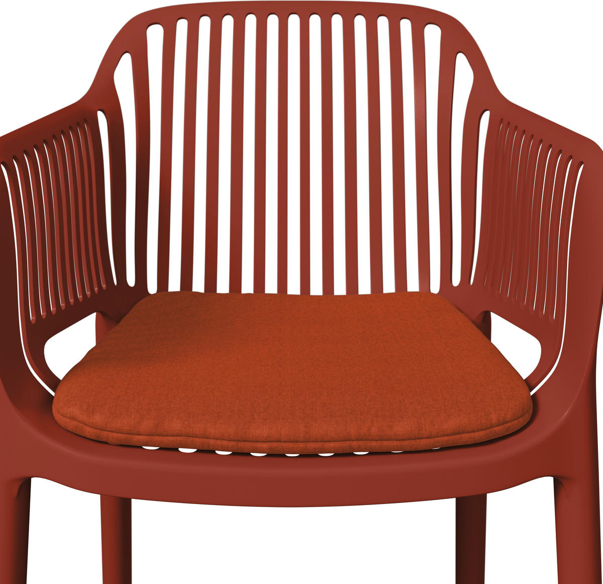 STAPELSESSEL Rot  - Rot, Basics, Kunststoff/Textil (55/80/60cm) - Ambia Garden