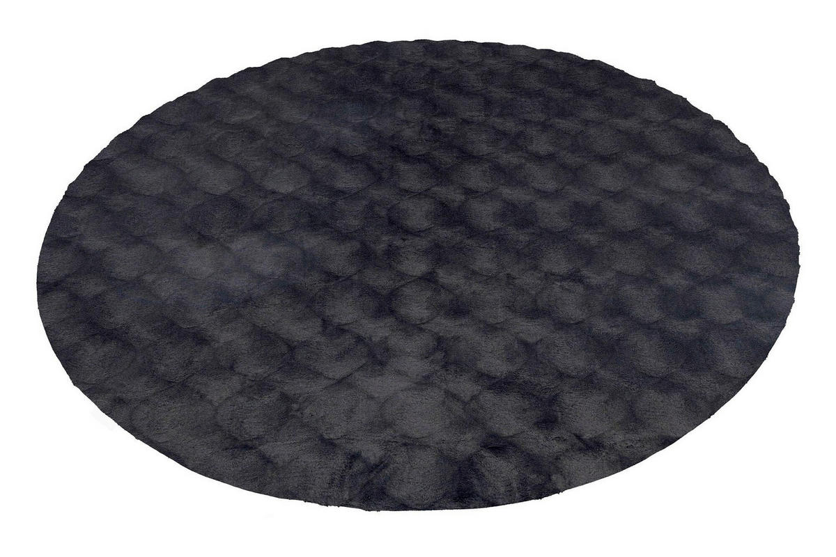 HOCHFLORTEPPICH 200/200 cm Anthrazit  - Anthrazit, Basics, Textil (200/200cm) - Kayoom