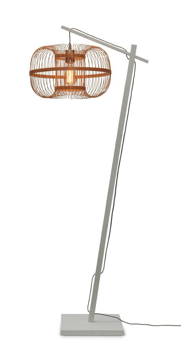 GOLVLAMPA GOOD&MOJO     - vit/naturfärgad, Trend (150/38/55cm) - Good & Mojo