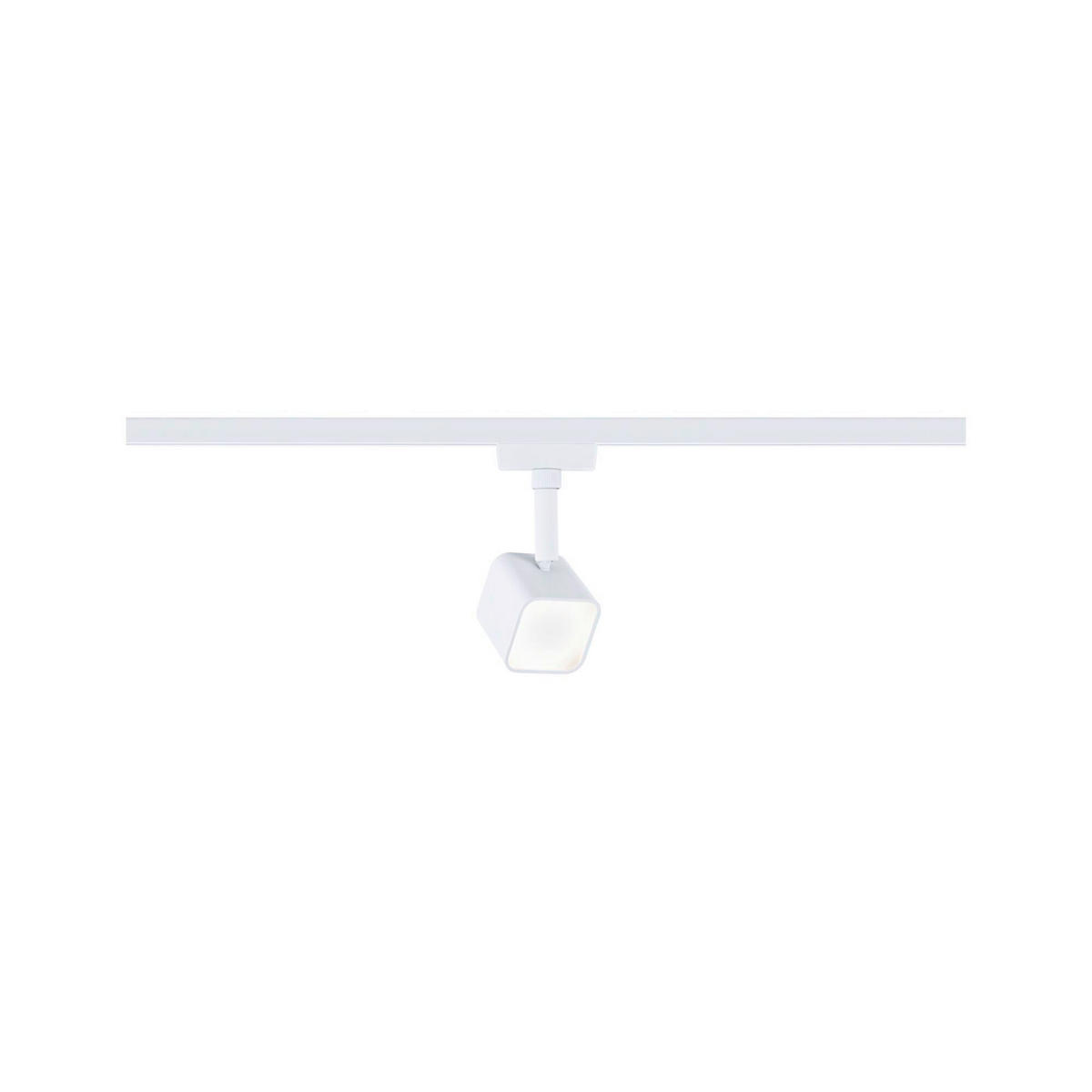 SCHIENENSYSTEM-STRAHLER Limba 5/5/14 cm  - Weiß, Basics, Kunststoff (5/5/14cm) - Paulmann