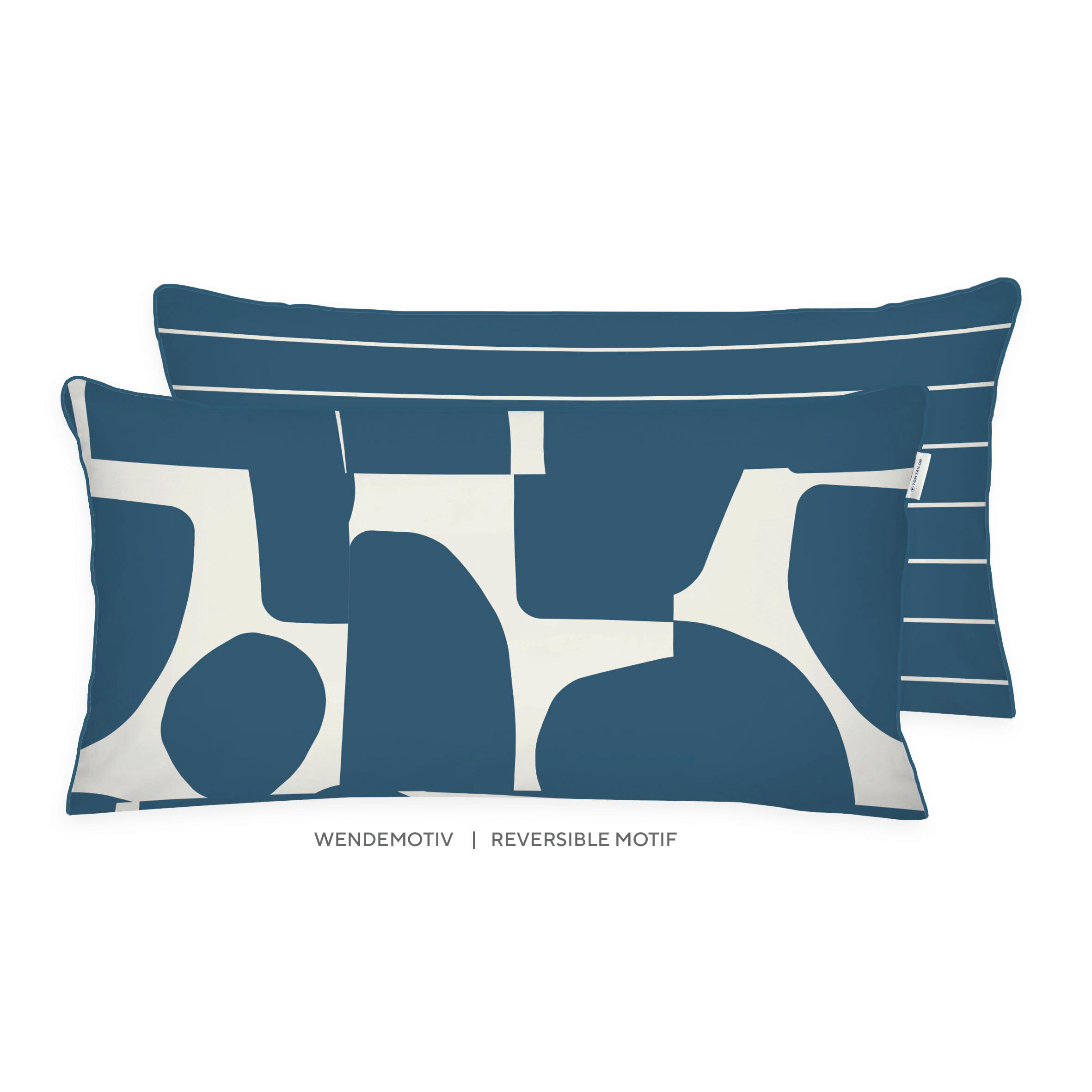KISSENBEZUG 40/80 cm  - Dunkelblau, Design, Textil (40/80cm) - Tom Tailor
