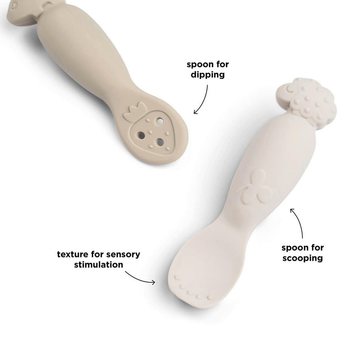 BREILÖFFELSET  - Sandfarben, Basics, Kunststoff (10,2/2,7/2,5cm)
