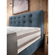 BOXSPRINGBETT 160/200 cm  in Blau  - Blau, KONVENTIONELL, Holz/Textil (160/200cm) - Dieter Knoll