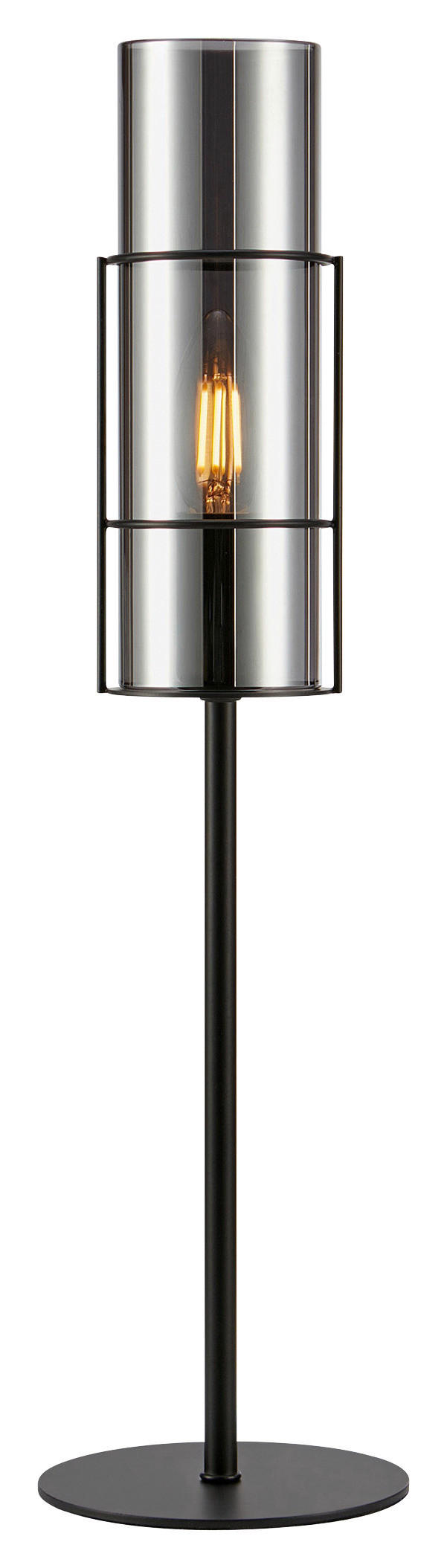 TISCHLEUCHTE Torcia 13/50 cm   - Schwarz, Basics, Glas/Metall (13/50cm) - Markslöjd