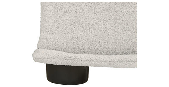 SCHLAFSOFA  mit Liegefunktion, Schlafen auf Sitzhöhe, Rücken echt Webstoff Creme  - Creme/Schwarz, KONVENTIONELL, Kunststoff/Textil (256/83/115cm) - Carryhome