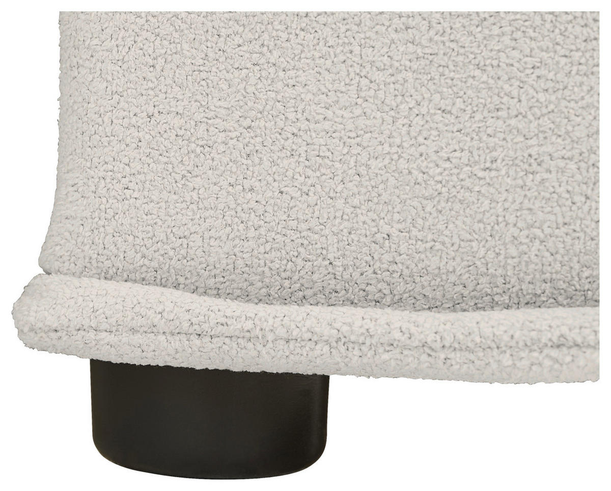 SCHLAFSOFA Webstoff Creme  - Creme/Schwarz, KONVENTIONELL, Kunststoff/Textil (256/83/115cm) - Carryhome