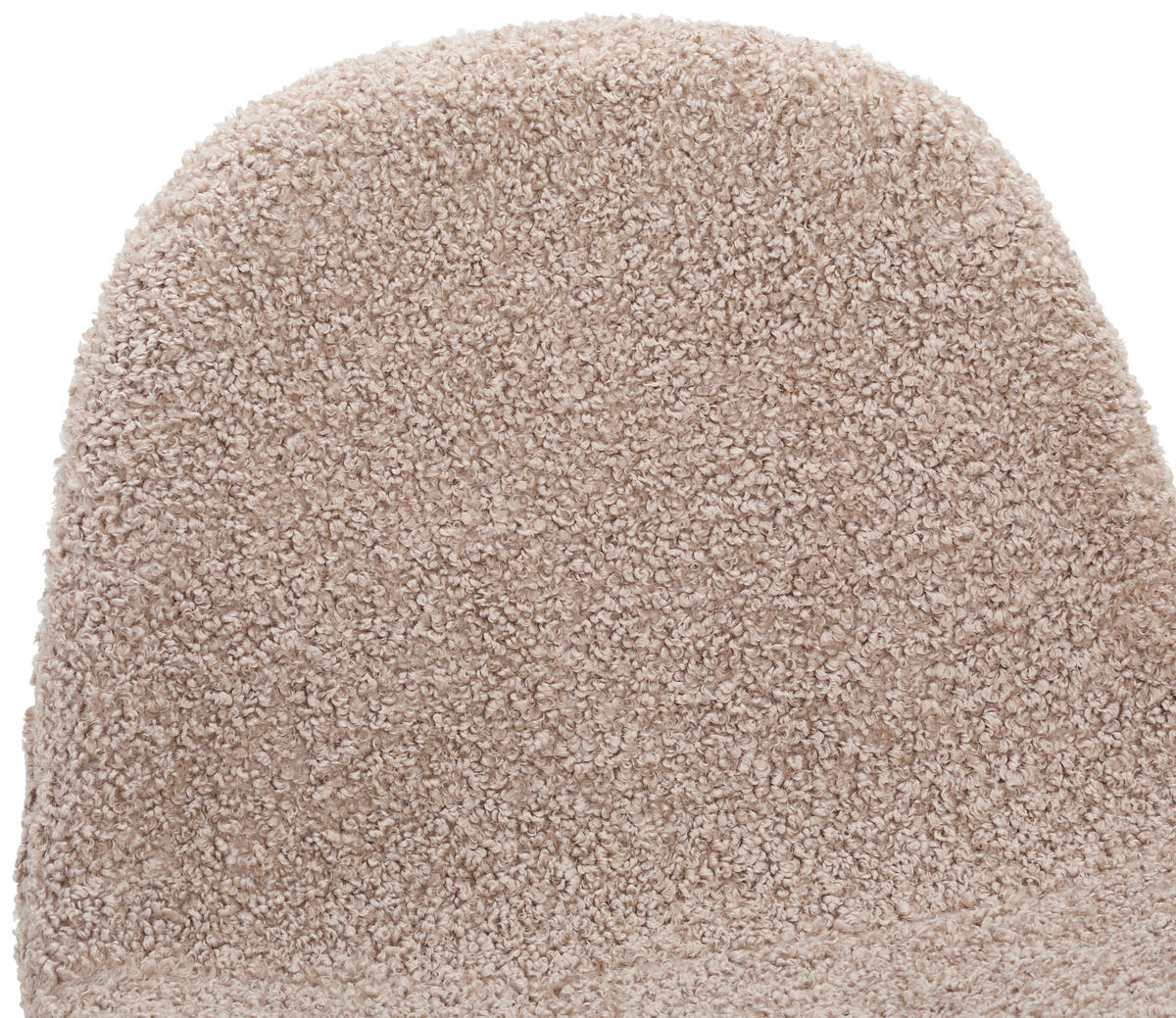 SESSEL in Teddystoff Braun, Schwarz  - Schwarz/Braun, Design, Holz/Textil (63/82/74cm) - Livetastic