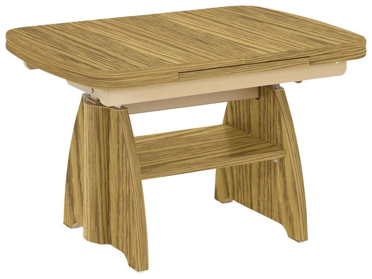 COUCHTISCH in Holz 90-130,5/65/56-75 cm  - Eichefarben, Konventionell, Holz (90-130,5/65/56-75cm) - Venda