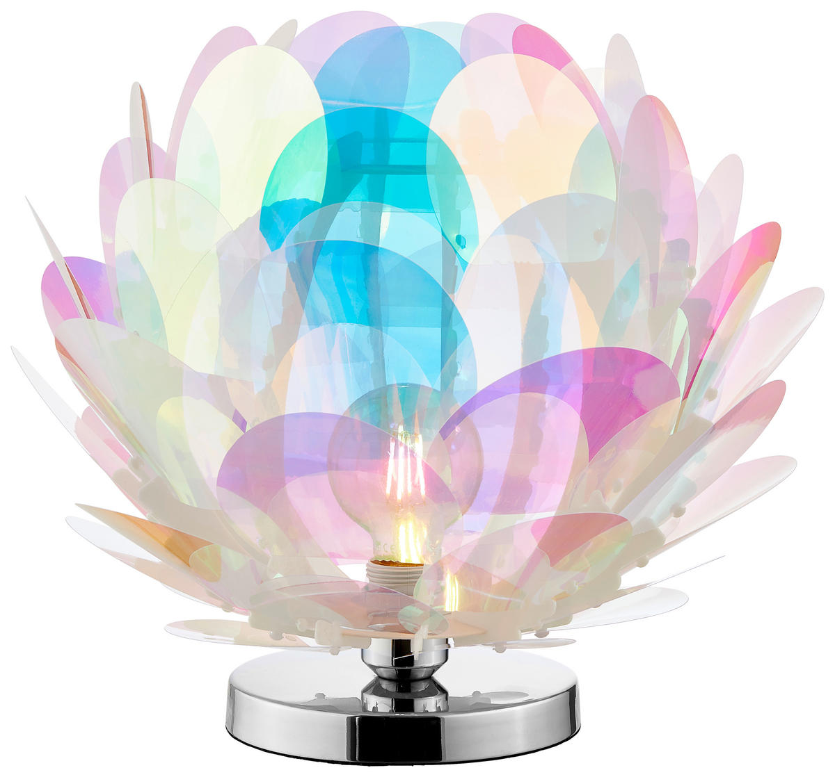 TISCHLEUCHTE Fora 41/18/35,5 cm   - Multicolor, Design, Kunststoff/Metall (41/18/35,5cm) - Näve