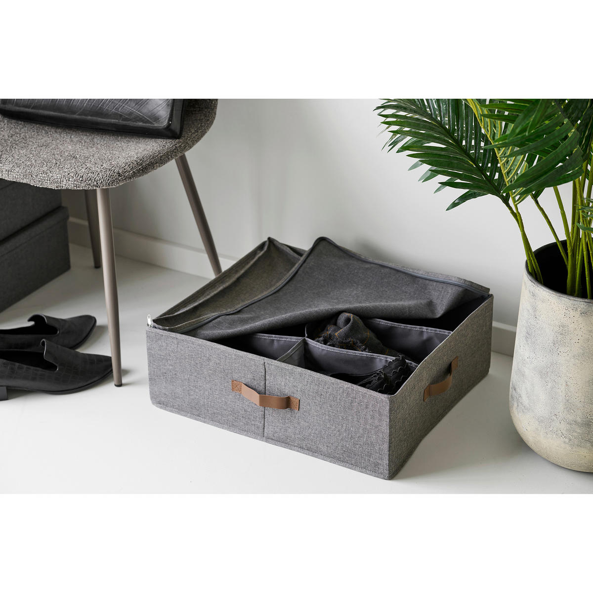 ORGANIZER     - Dunkelgrau, Basics, Textil (47/18/56cm)