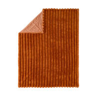 FELLDECKE 150/200 cm  - Terracotta, Textil (150/200cm) - Novel