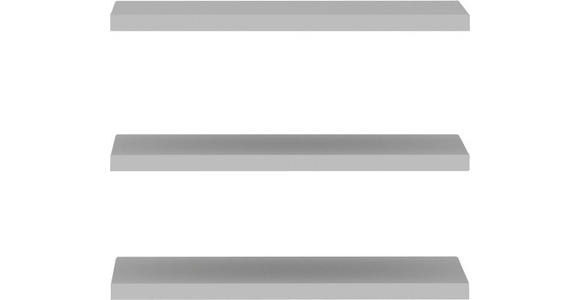 EINLEGEBODENSET Grau  - Grau, Design, Holzwerkstoff (47,8/42/2,2cm) - Carryhome