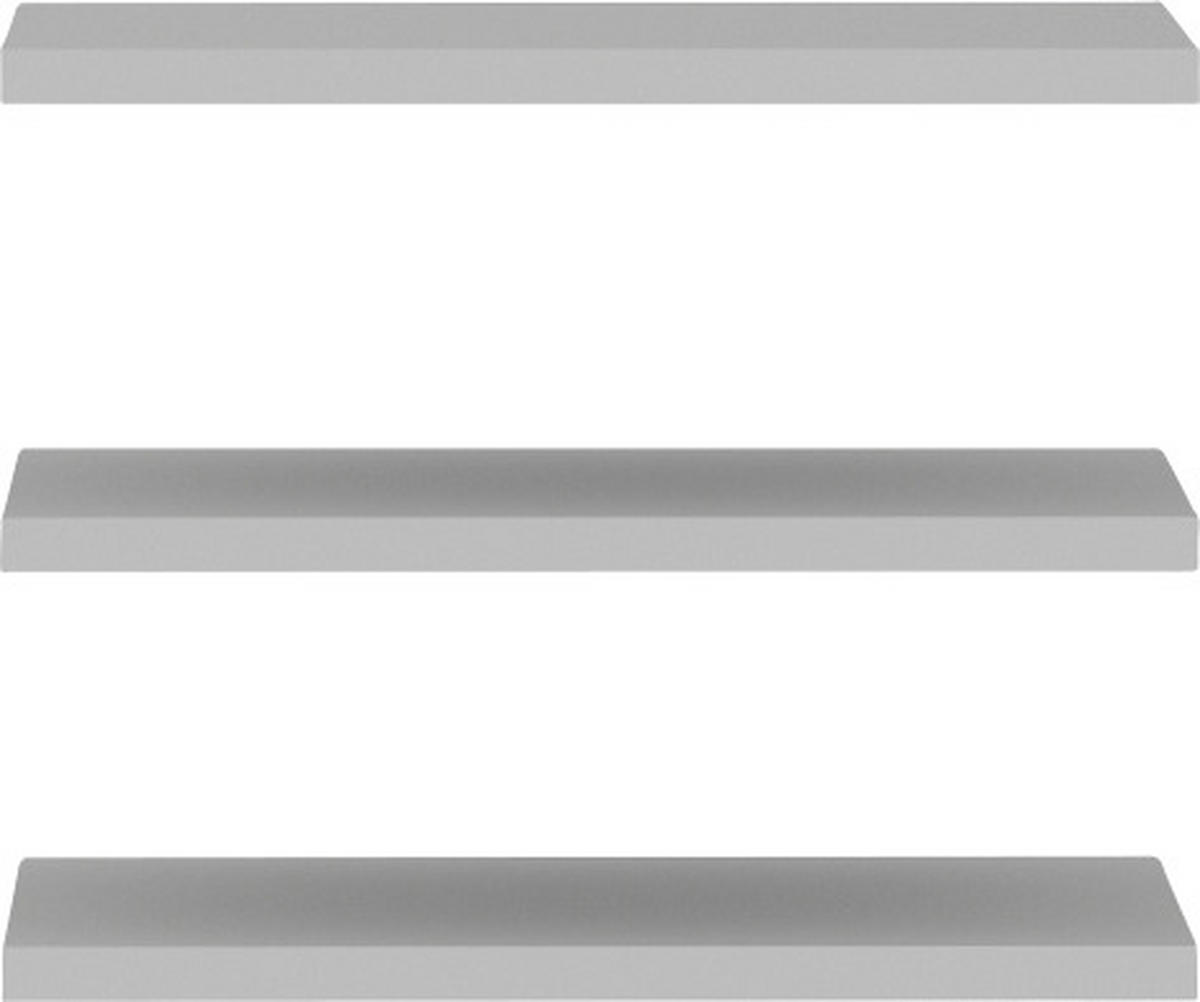 EINLEGEBODENSET 47,8/42/2,2 cm Grau  - Grau, Design, Holzwerkstoff (47,8/42/2,2cm) - Carryhome