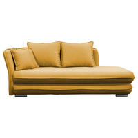 LIEGE Flachgewebe Gelb  - Gelb/Silberfarben, Design, Kunststoff/Textil (107/84/99/224cm) - MID.YOU