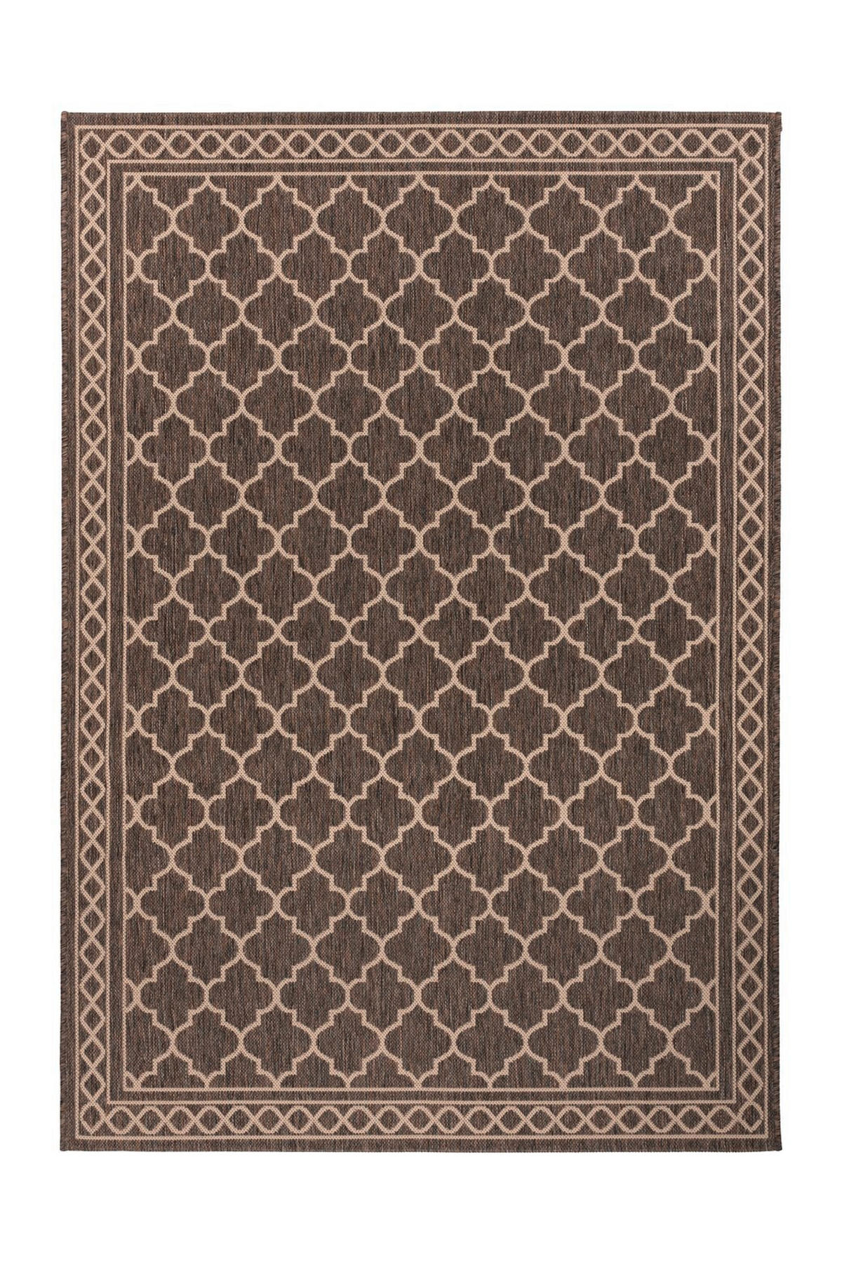 LÄUFER 80/150 cm Splash 300 Braun / Creme Braun, Creme  - Creme/Braun, KONVENTIONELL, Textil (80/150cm)