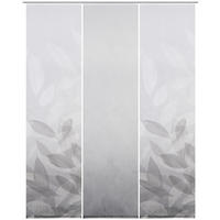 FLÄCHENVORHANG  3 Stück  halbtransparent   60/245 cm  - Grau, Natur, Textil (60/245cm) - Novel