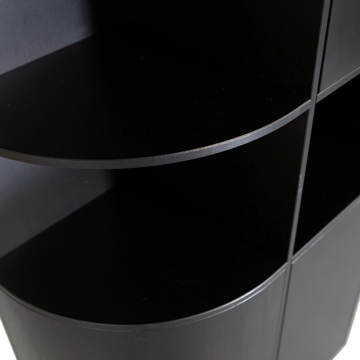 MEHRZWECKSCHRANK 78/210/40 cm  in Schwarz  - Schwarz, Design, Holz (78/210/40cm) - Livetastic