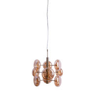 PENDELLEUCHTE Orion 53/150 cm   - Messingfarben, Basics, Glas/Metall (53/150cm) - Näve