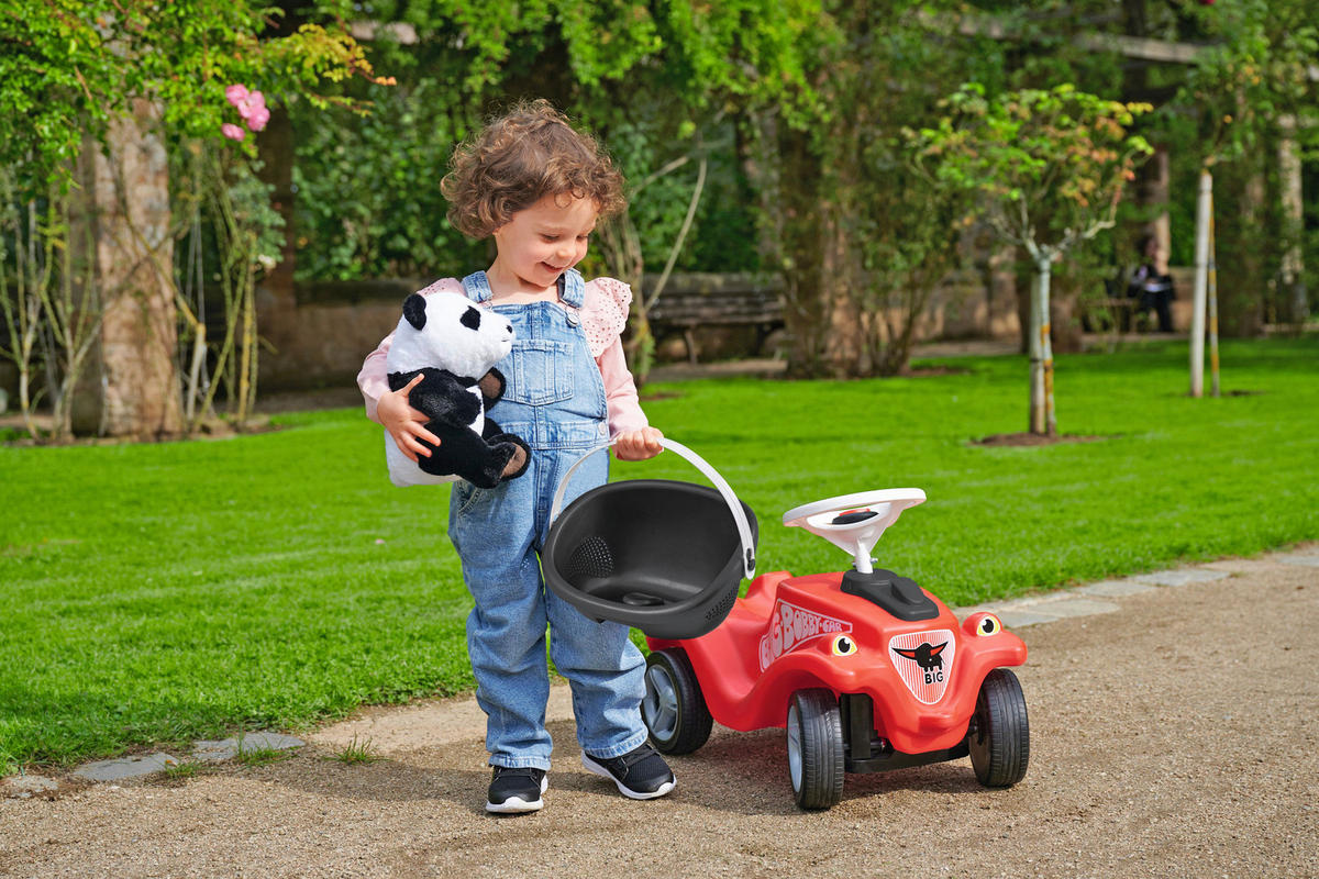 GEPÄCKKORB   BIG BOBBY CAR  - Grau, Basics, Kunststoff (13,50/24/19cm) - BIG