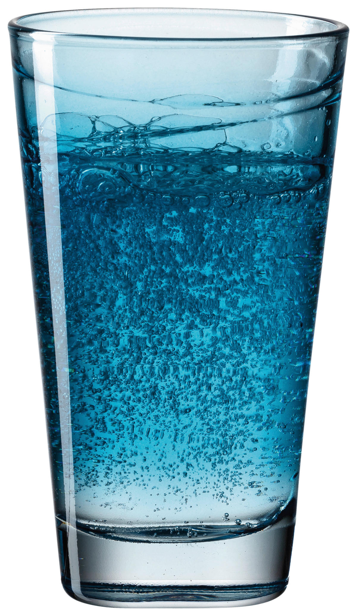 SKLENIČKA NA LONGDRINK - modrá, Konvenční, sklo (280ml) - Leonardo