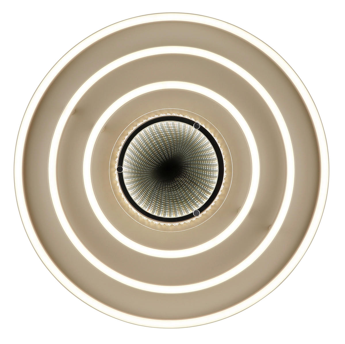 STROPNÍ LED SVÍTIDLO, 51,1/10,8 cm  - bílá/pískové barvy, Design, kov/plast (51,1/10,8cm) - Globo