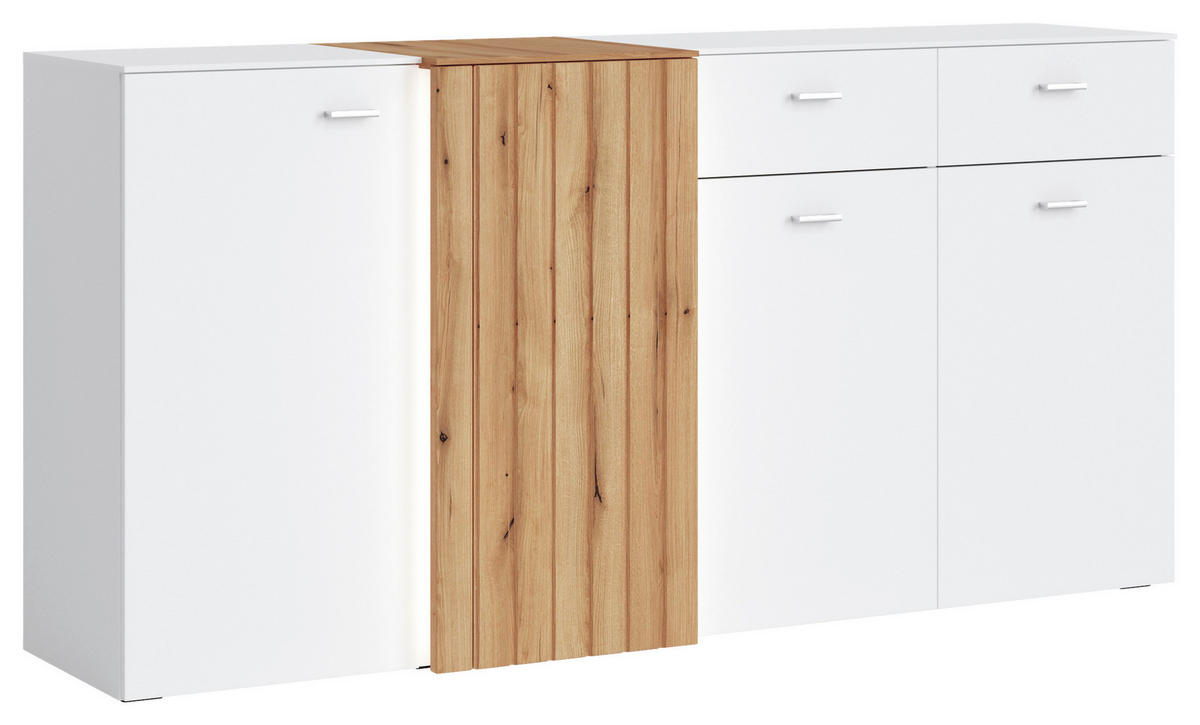 ŠIROKA KOMODA,  - Konvencionalno, kovina/umetna masa (178/88/45cm) - Hom`in