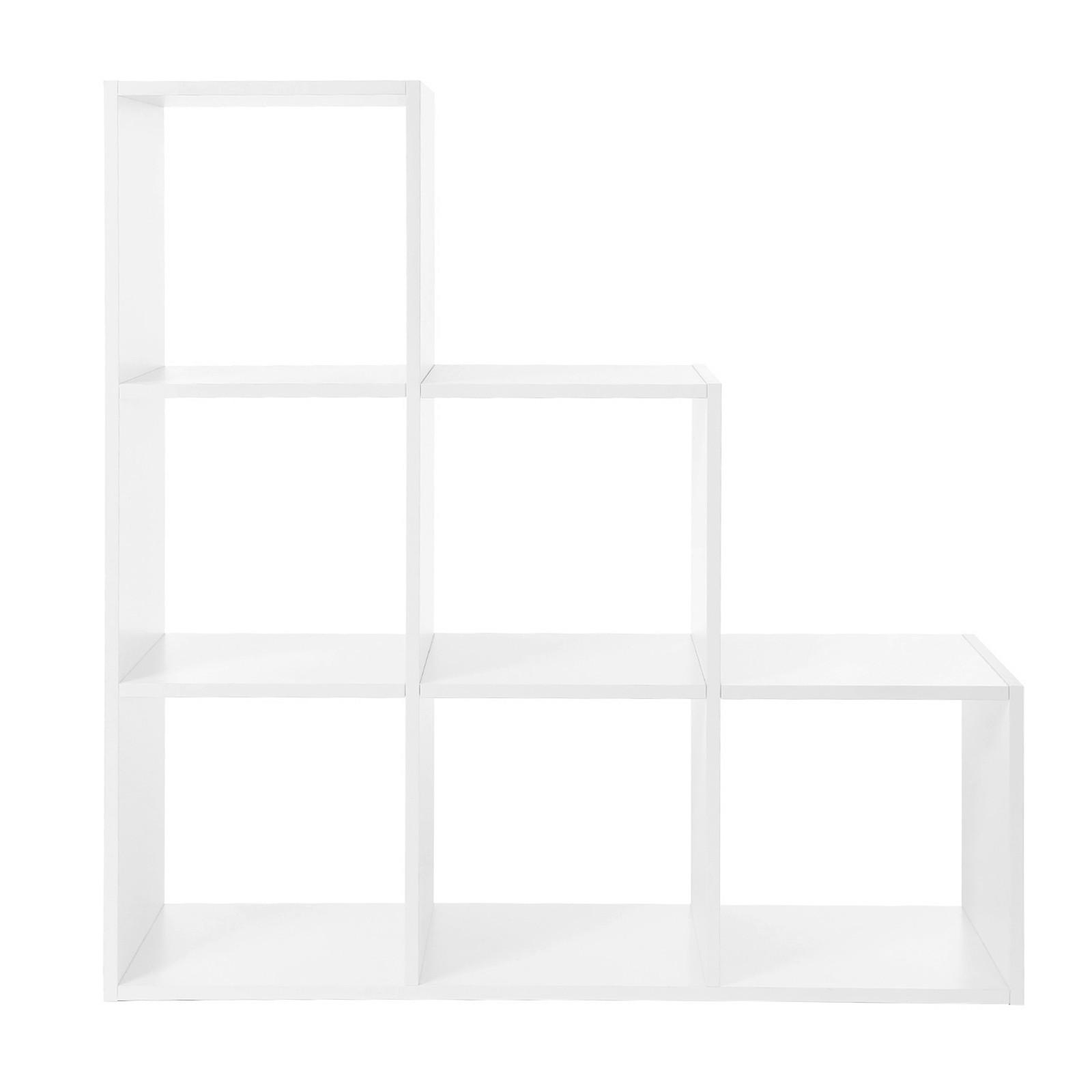 AKTENREGAL Weiß  - Weiß, Basics, Holzwerkstoff (97.5/97.5/29cm) - Boxxx