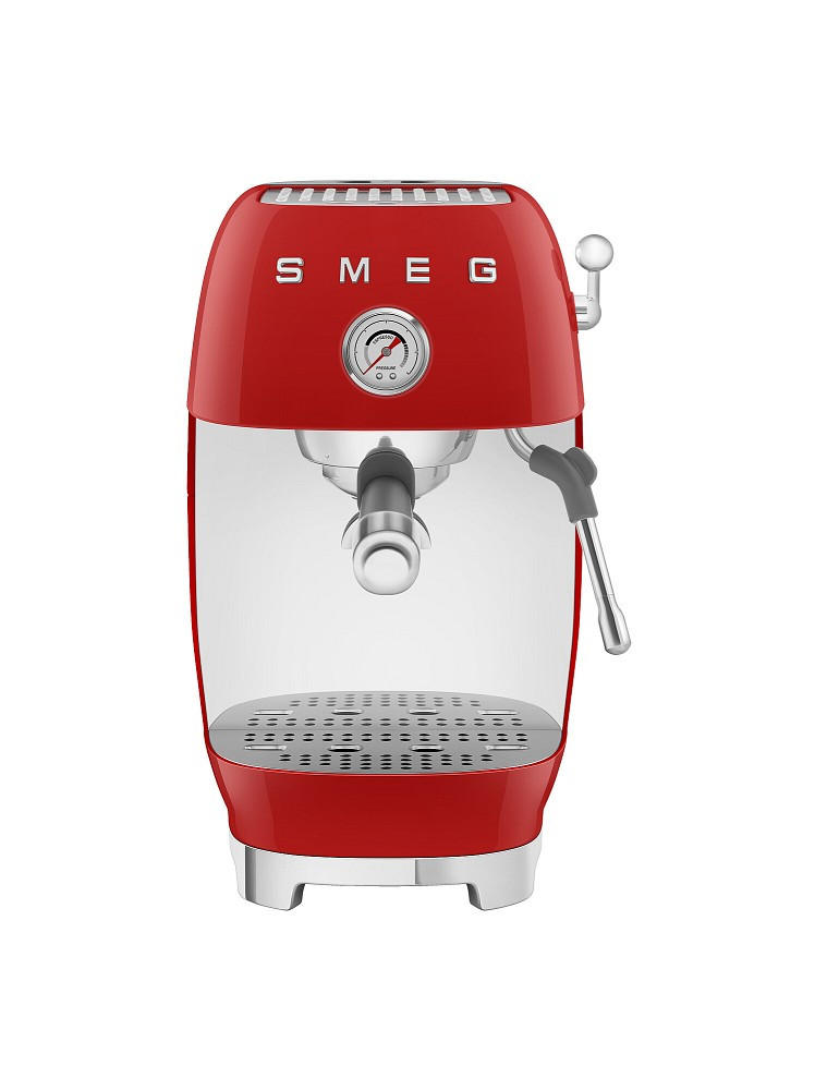 ESPRESSOMASCHINE 50´s Style  - Rot, Basics, Kunststoff/Metall - SMEG
