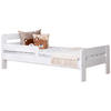 BETT 90/200 cm  in Weiß  - Naturfarben/Weiß, MODERN, Holz/Textil (90/200cm) - MID.YOU