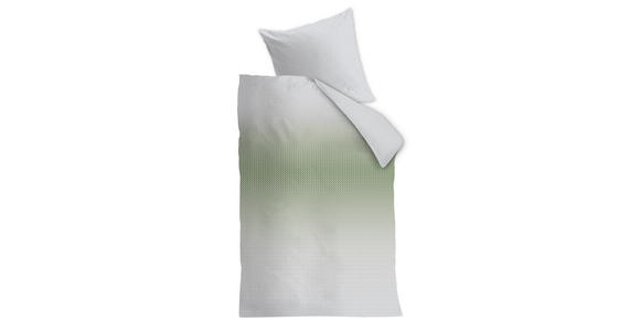 BETTWÄSCHE Nadea Satin 200/210 cm  - Grün, Basics, Textil (200/210cm) - Novel