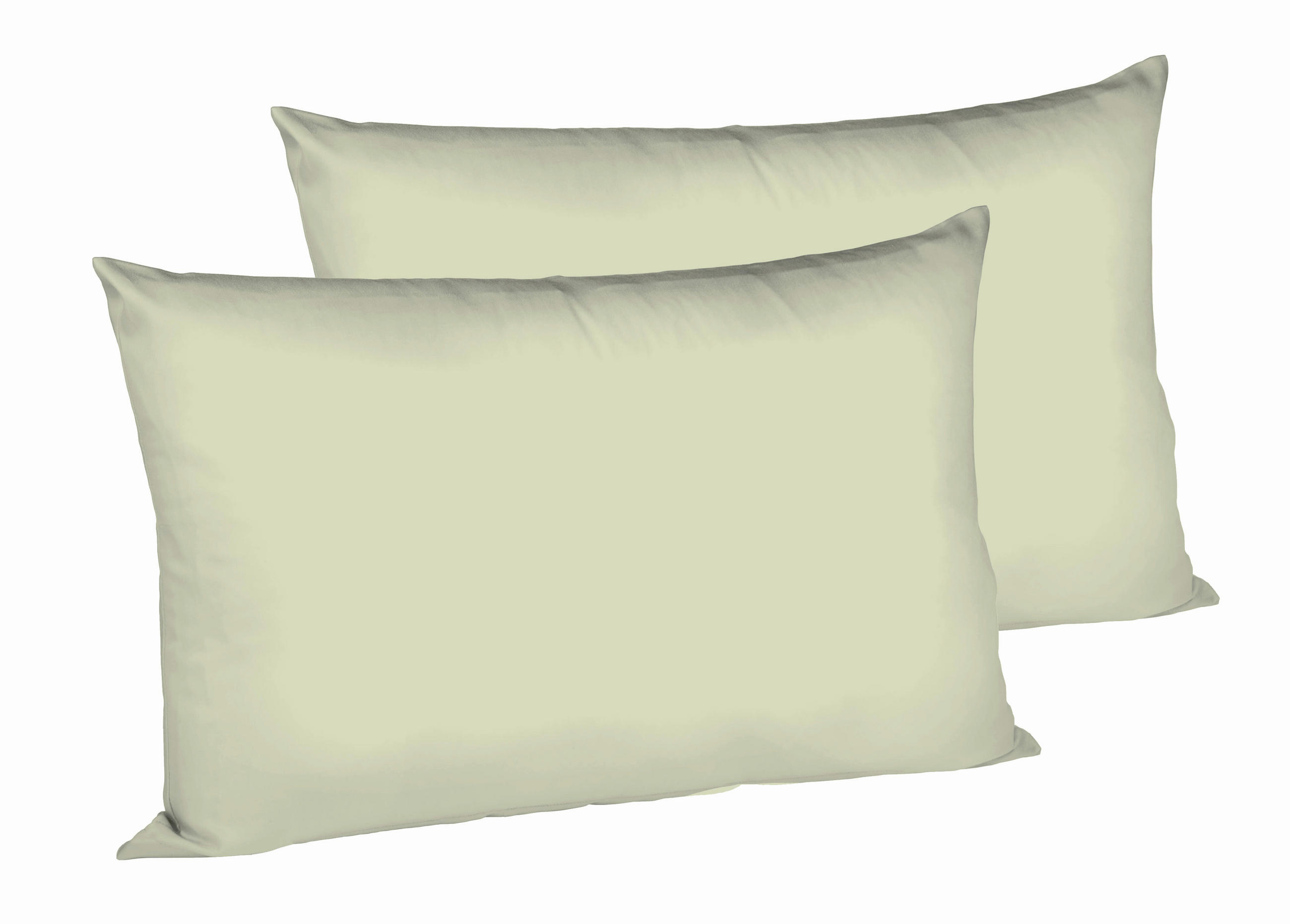 KISSENHÜLLEN-SET 40/60 cm  - Jadegrün, Basics, Textil (40/60cm) - Fleuresse