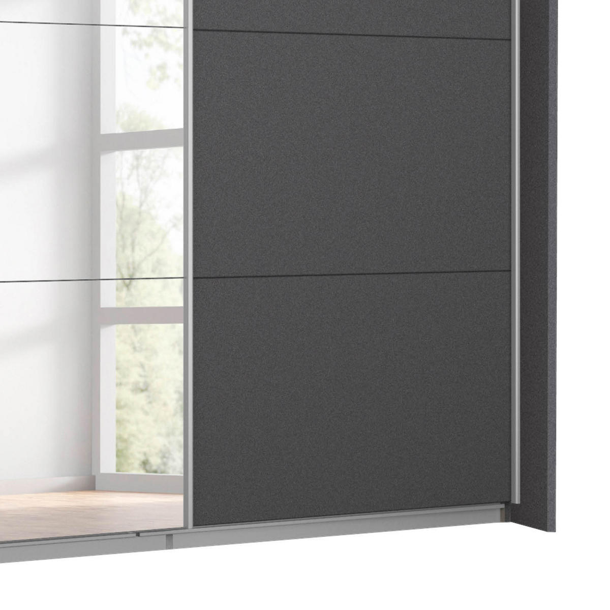 PASSEPARTOUTRAHMEN - Grau, MODERN, Holzwerkstoff (278/233/64cm) - Luca Bessoni