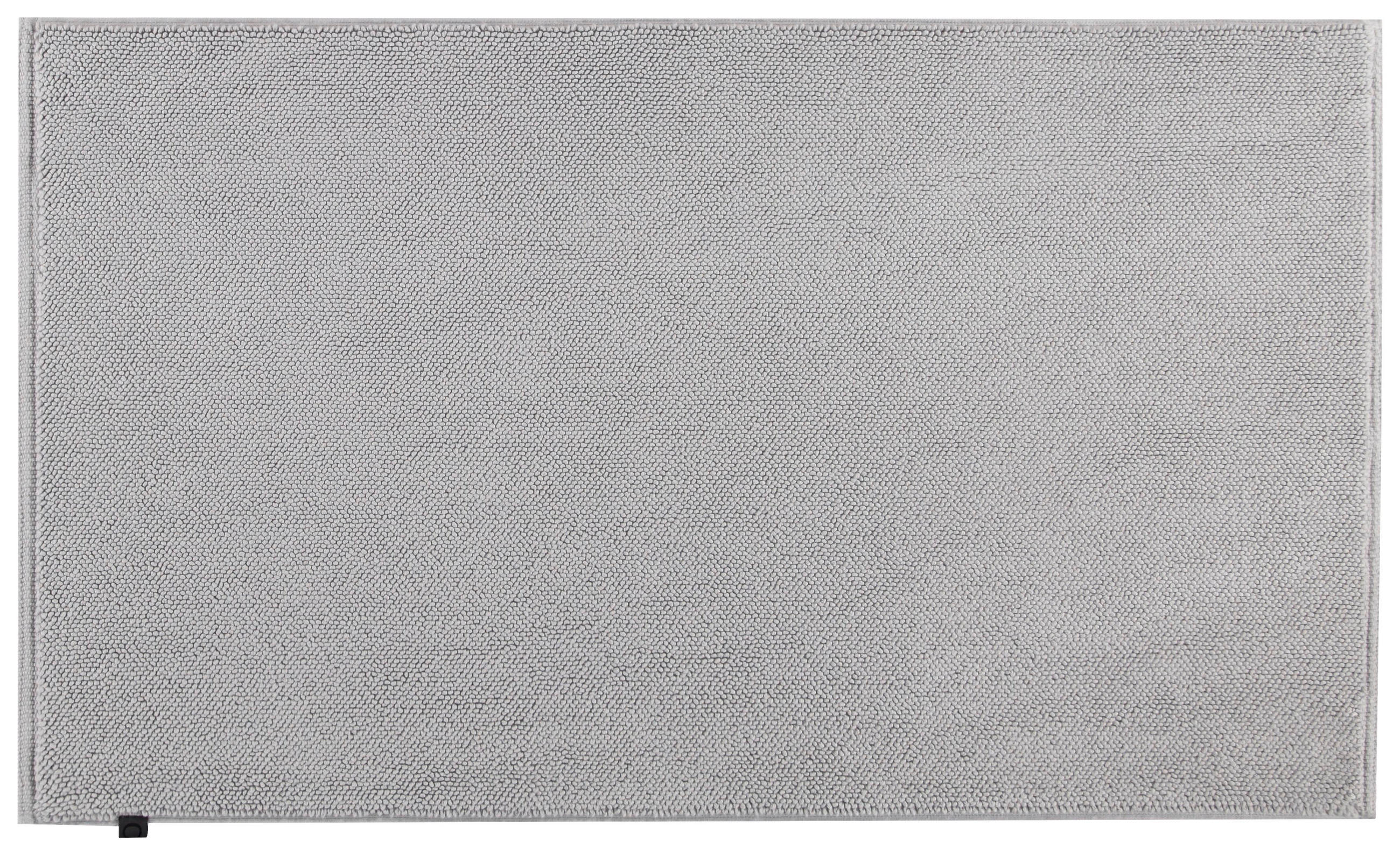 BADTEPPICH 1007 LOOP 705 Silberfarben 60/60 cm  - Silberfarben, KONVENTIONELL, Textil (60/60cm) - Cawoe