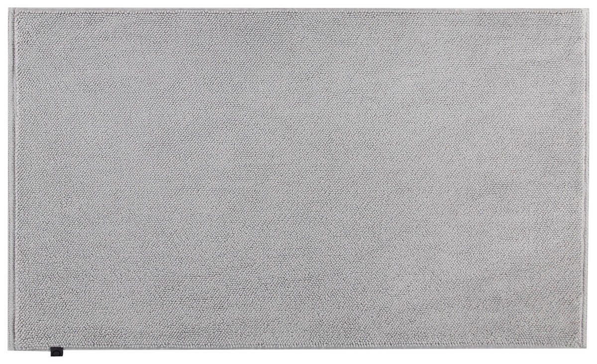 BADTEPPICH 1007 LOOP 705 Silberfarben 60/60 cm  - Silberfarben, KONVENTIONELL, Textil (60/60cm) - Cawoe