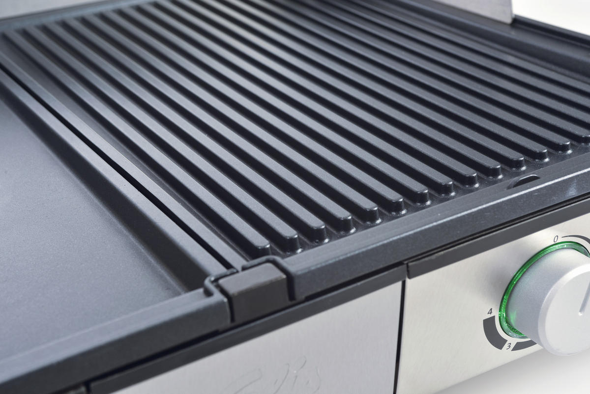 TISCHGRILL  - Silberfarben, Basics, Metall (19/50/41cm)