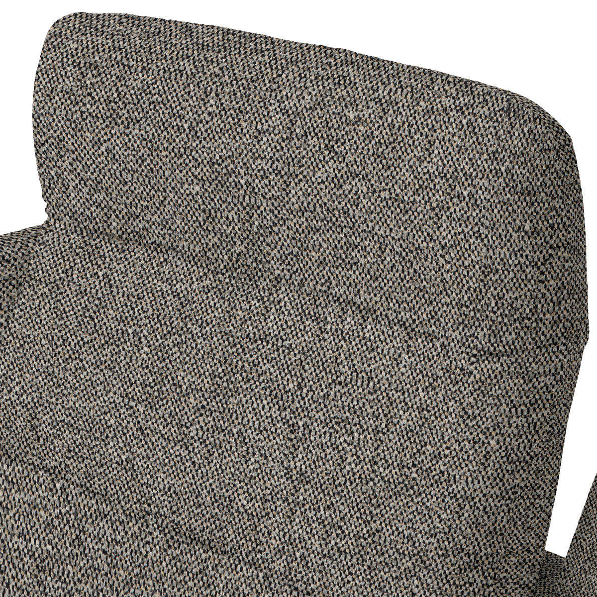 ECKSOFA in Chenille, Flachgewebe Hellbraun  318/165 cm  - Hellbraun/Schwarz, Design, Textil/Metall (318/165cm) - Xora
