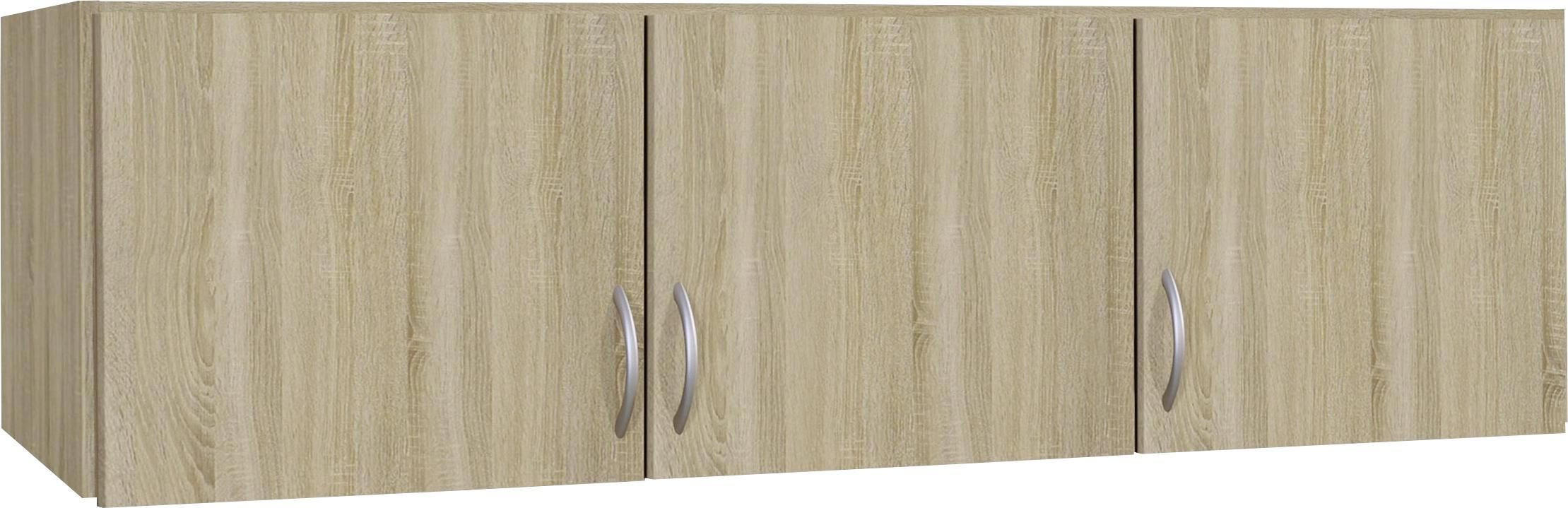 AUFSATZSCHRANK 136/39/54 cm   - Alufarben/Sonoma Eiche, Konventionell, Holzwerkstoff/Kunststoff (136/39/54cm) - Boxxx