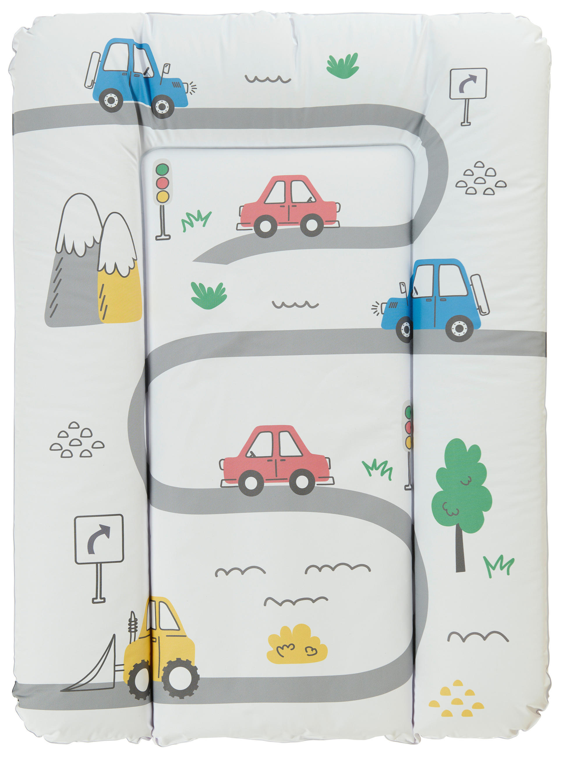 PŘEBALOVACÍ PODLOŽKA, 50/70 cm - vícebarevná, Basics, plast (50/70cm) - Patinio