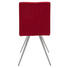 ŽIDLE, červená - červená, Design, kov/textil (?/?/?cm) - Dieter Knoll ŽIDLE, červená - červená, Design, kov/textil (?/?/?cm) - Dieter Knoll