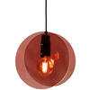 HÄNGELEUCHTE 21,5/278,5 cm  - Bordeaux, Design, Glas/Metall (21,5/278,5cm) - It's about Romi