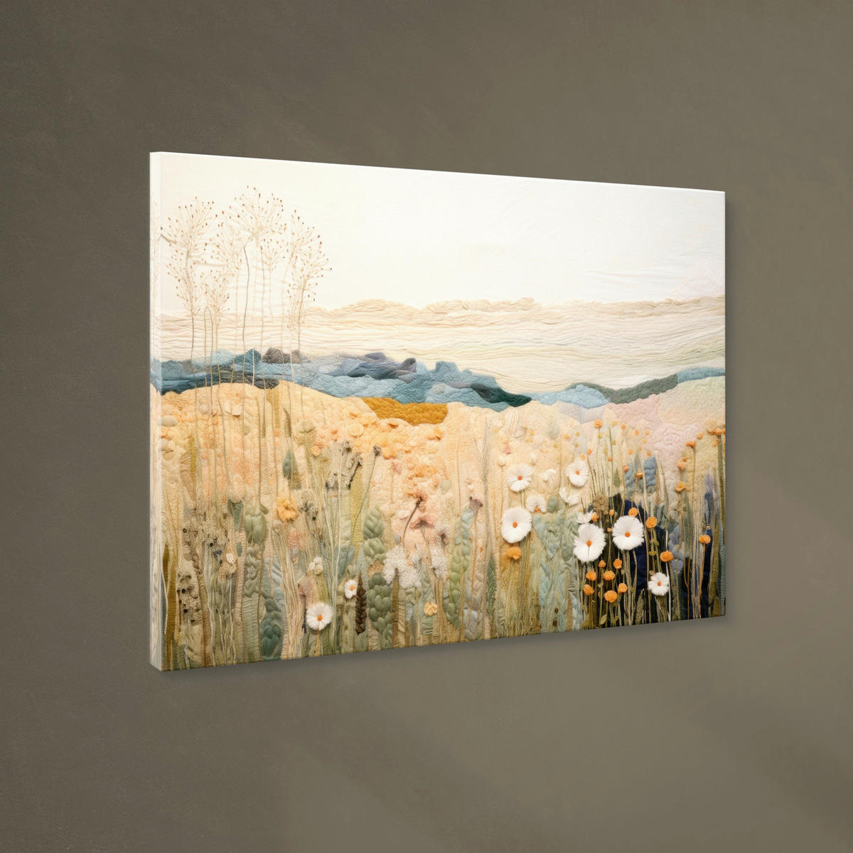 LEINWANDBILD Landschaft & Natur 70/100 cm  - Beige/Multicolor, Basics, Holz/Textil (70/100cm)