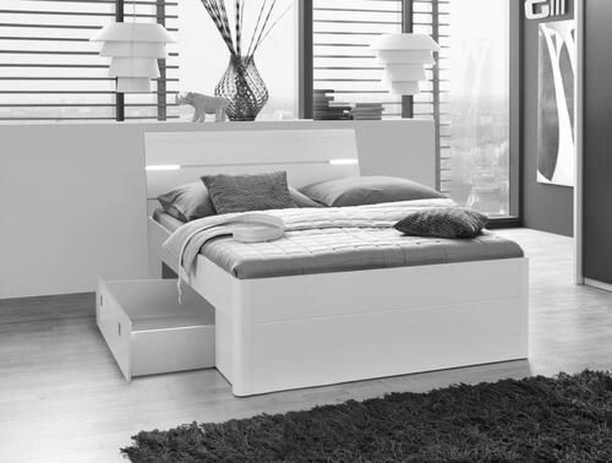 TÁROLÓS ÁGY 140/200 cm  San Remo tölgy  - San Remo tölgy/tölgyfa, Modern, faalapú anyag (140/200cm) - MID.YOU