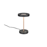 LED-TISCHLEUCHTE Guano 18/30 cm   - Schwarz/Braun, Design, Metall (18/30cm) - Trio Leuchten