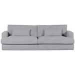 BIGSOFA in Cord Grau  - Schwarz/Grau, ROMANTIK / LANDHAUS, Kunststoff/Textil (270/67/120cm) - Landscape