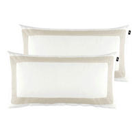 KISSENHÜLLEN-SET Marcel.Remus.Design - Son Vida weiß 40/80 cm  - Beige/Weiß, Design, Textil (40/80cm) - Marcel Remus