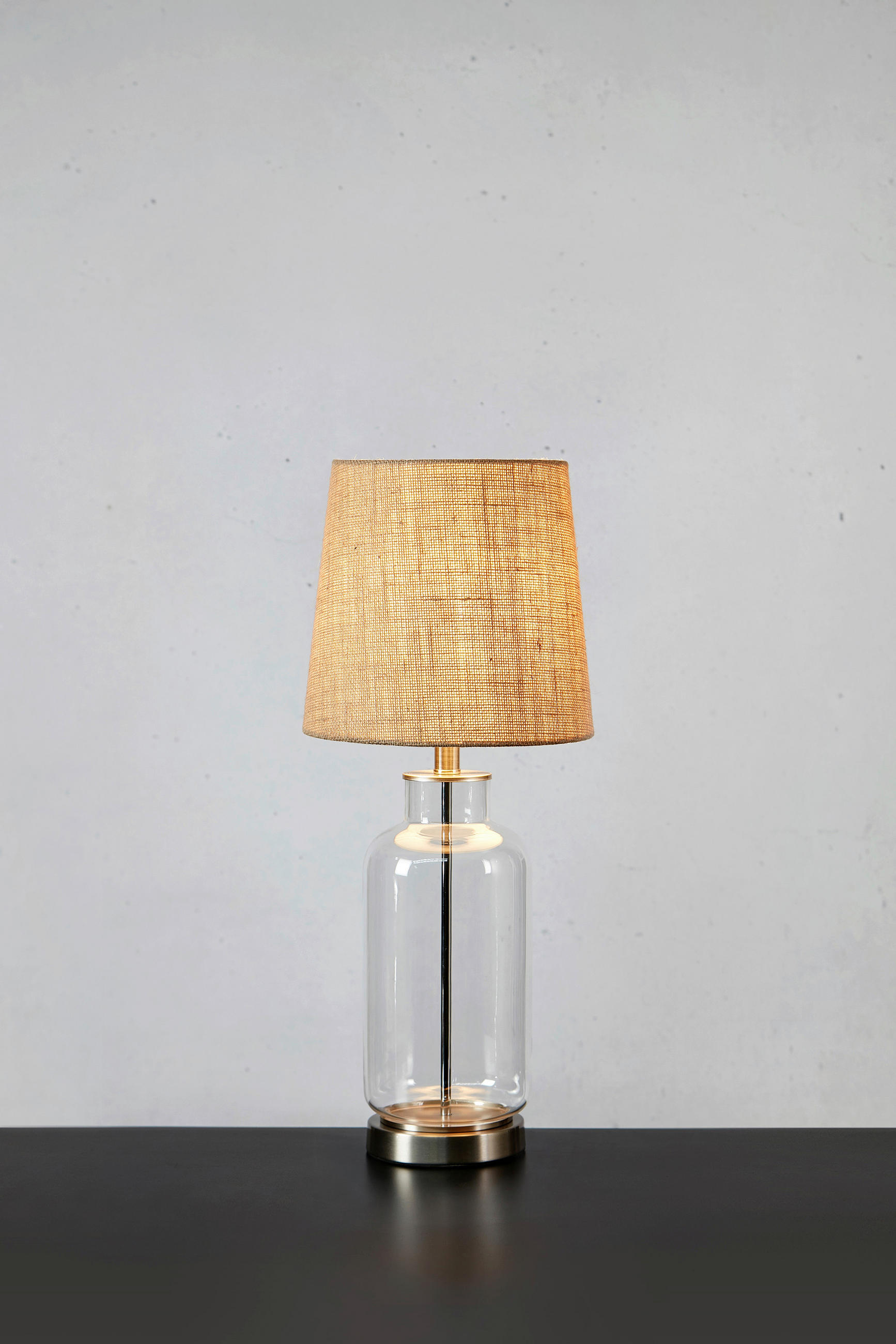 TISCHLEUCHTE 25/61,5 cm   - Naturfarben, Basics, Glas/Naturmaterialien (25/61,5cm) - Markslöjd