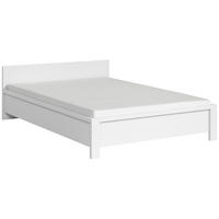 POSTELJA 140 cm   x 200 cm  , leseni material bela  - bela, Moderno, leseni material (140/200cm) - MID.YOU