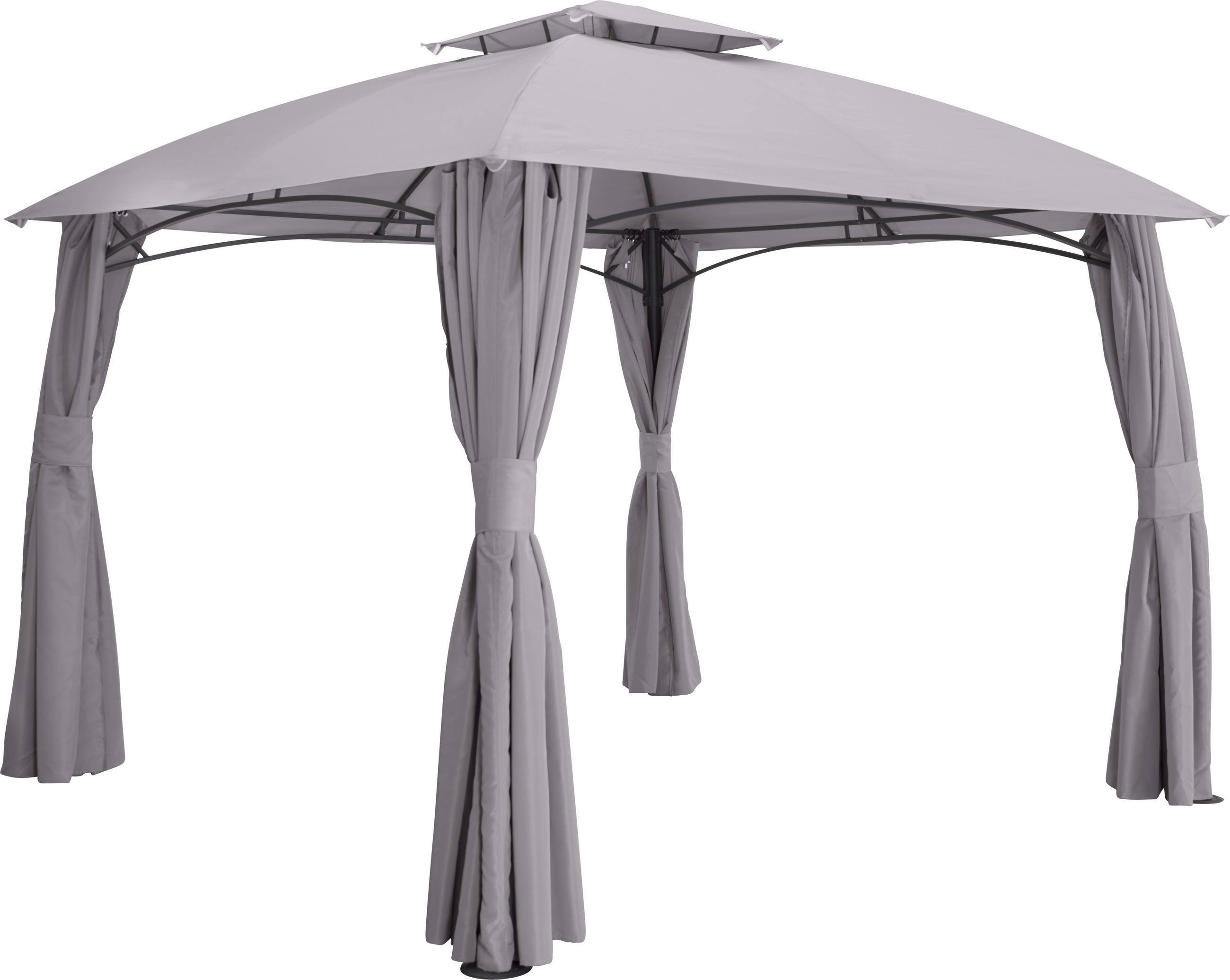 PAVILJON - siva/antracit, Osnovno, tekstil/metal (400/270/300cm) - Ambia Garden