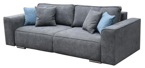 TROSED siva  - siva/boja nikla, Moderno, tekstil (252/85/107cm) - Hom`in